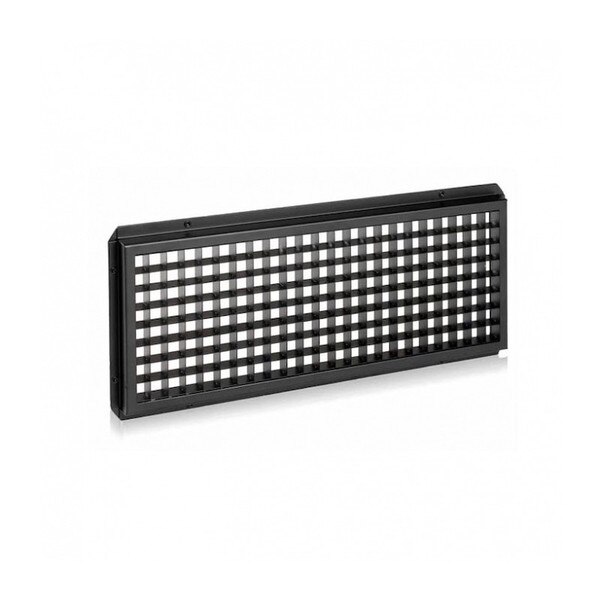 Chroma q color force ii 12in black egg crate louvre chroma q chcfecl12 